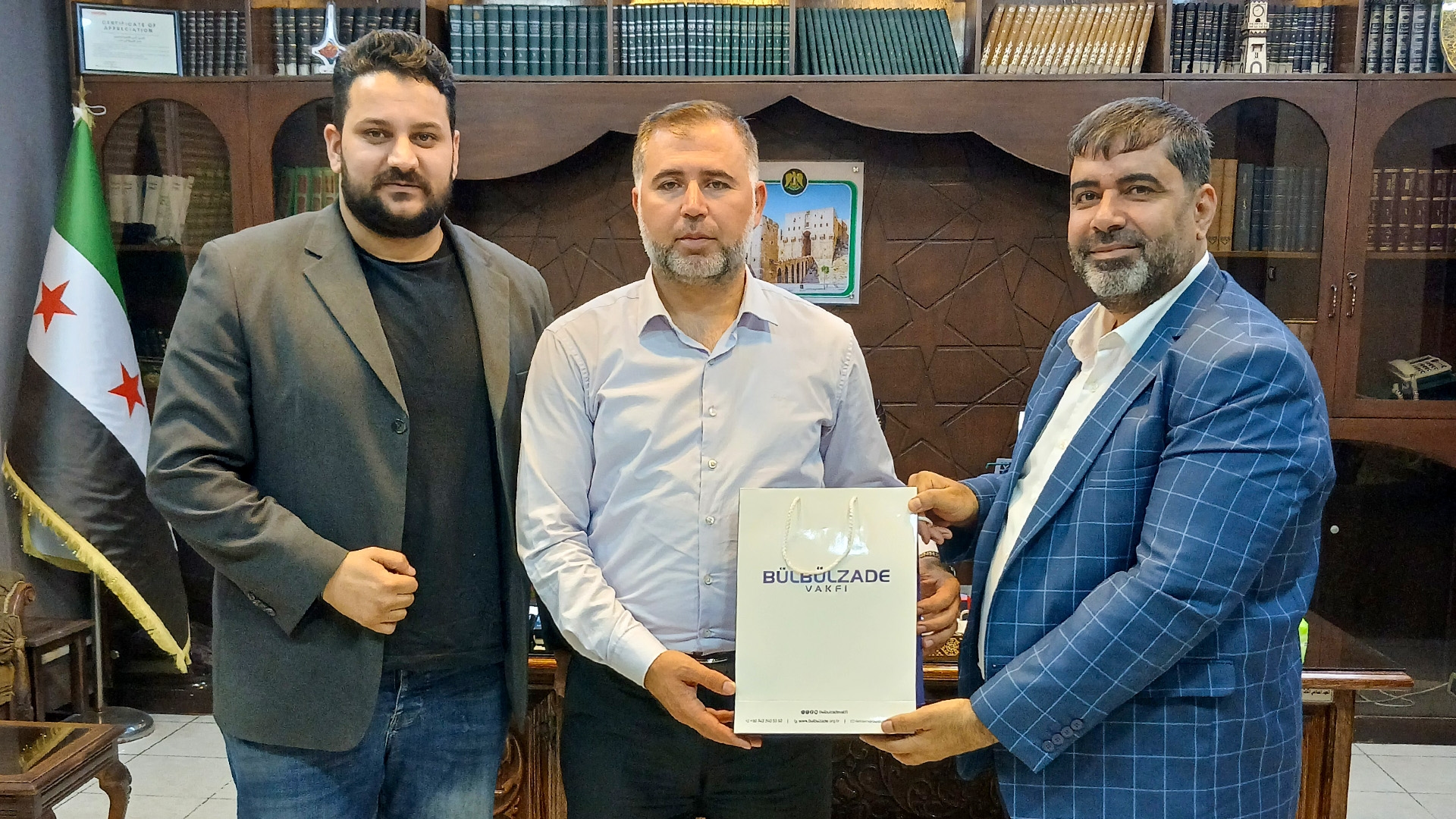 Visit from Bülbülzade Syria Association to the Aleppo Director of National Education