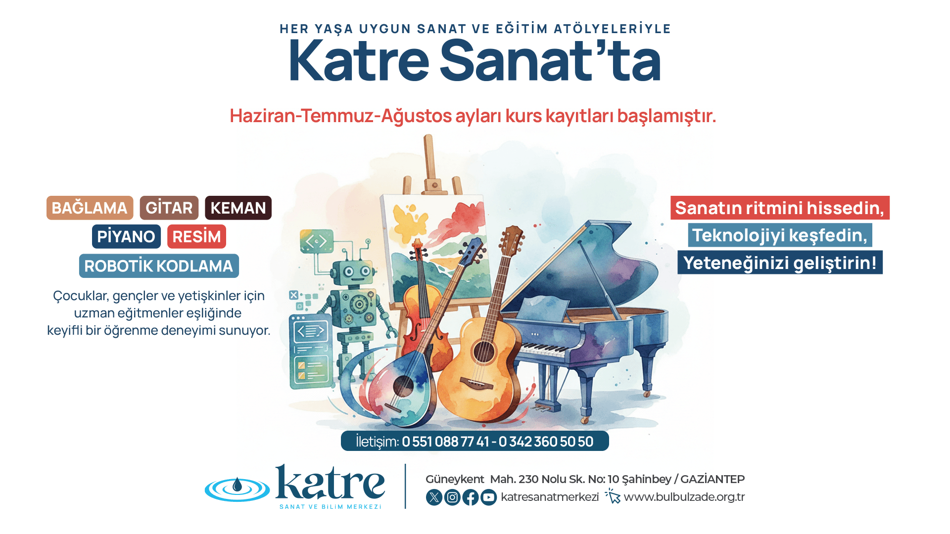 Summer Registration Begins at Katre Art and Science Center